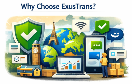 Sikker digital fraktplattform med sporing, kommunikasjon og pålitelige logistikkfunksjoner